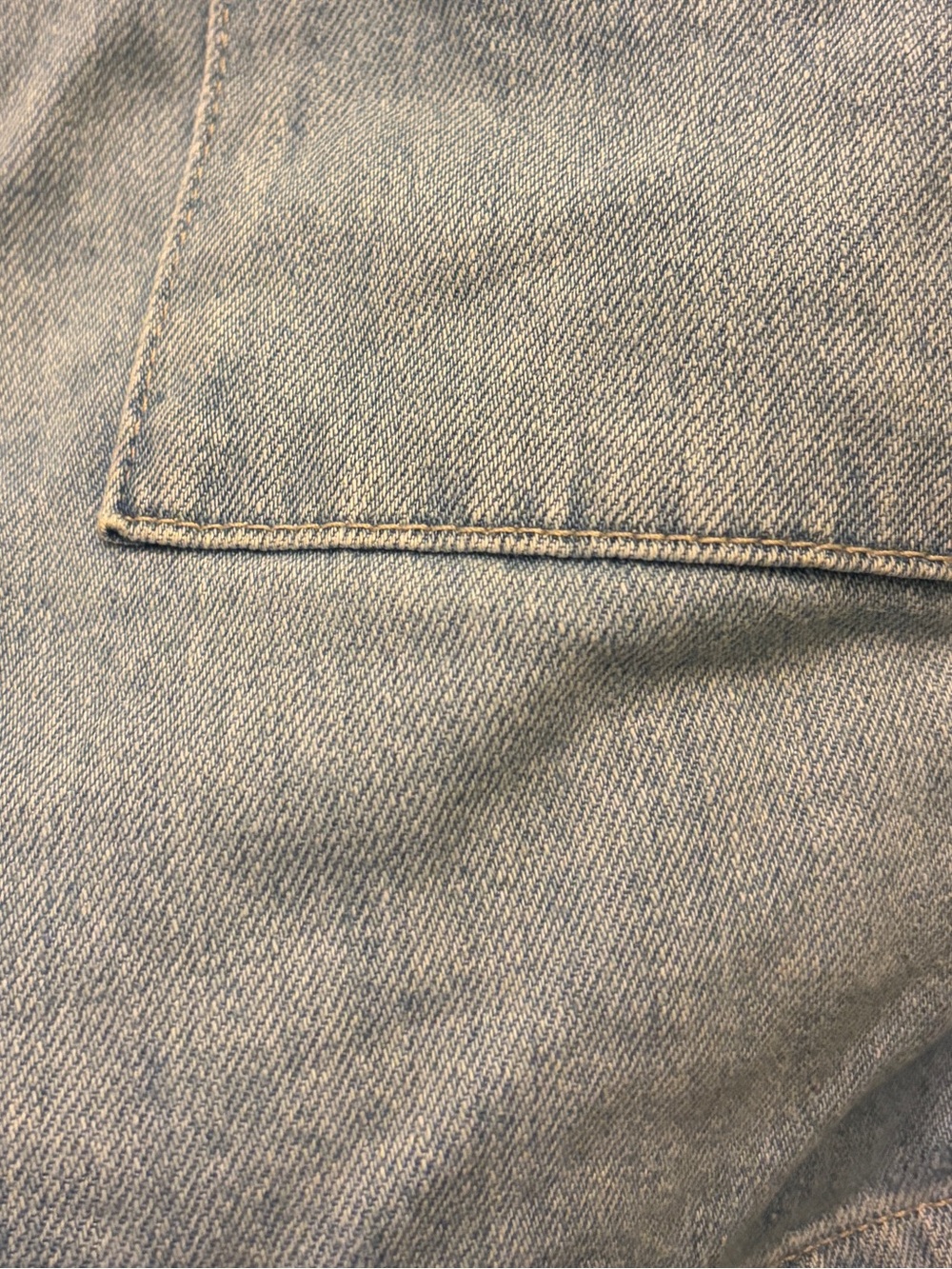 GAP Light Blue Denim Elastic High Waist Utility Jean Shorts - Picture 4 of 4